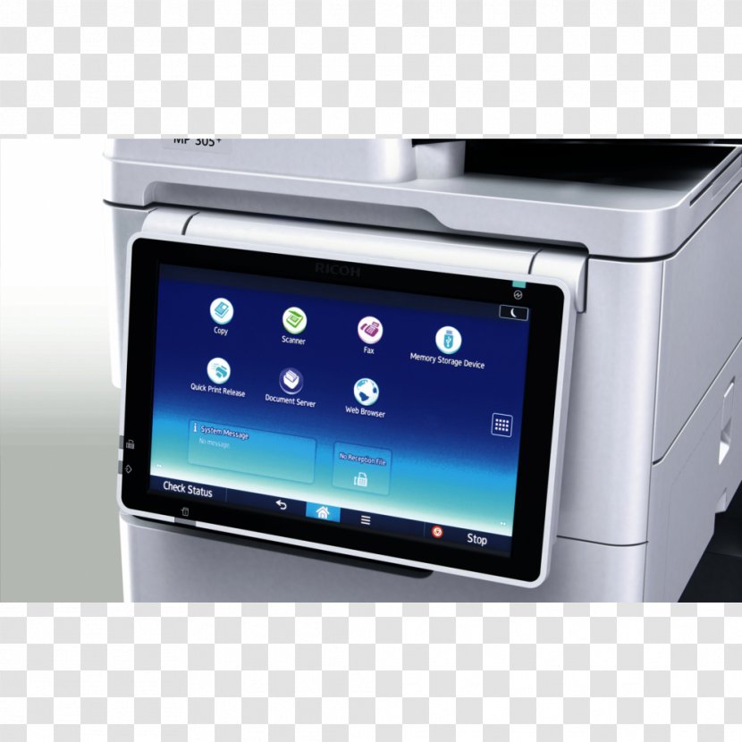 Multi-function Printer Ricoh Gestetner Fax - Mp 305spf Transparent PNG