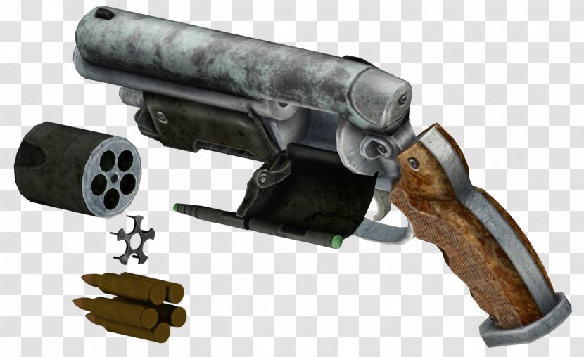 Fallout: New Vegas Weapon Firearm Revolver Trigger - Tree - Guns Transparent PNG