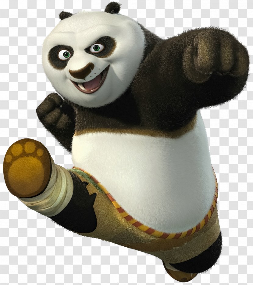 Jack Black Po Master Shifu Kung Fu Panda Giant - Bear Transparent PNG