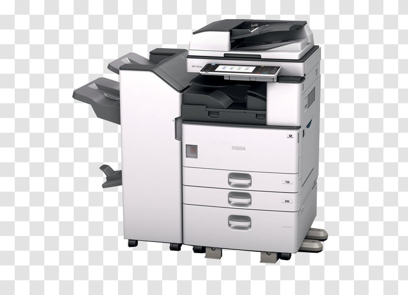 Multi-function Printer Photocopier Ricoh Printing - Office Supplies Transparent PNG