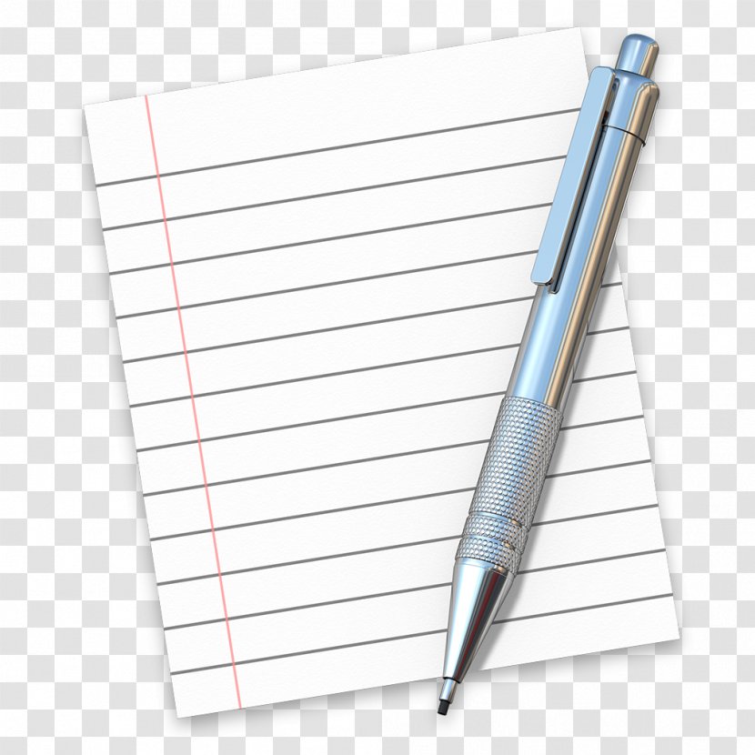 Angle Pen Notebook Paper Product - Office Supplies - Textedit Transparent PNG