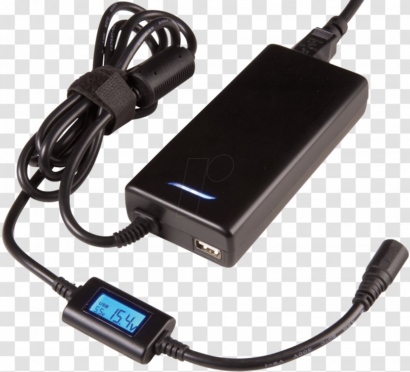 Battery Charger AC Adapter Laptop Electronics - Electronic Device Transparent PNG
