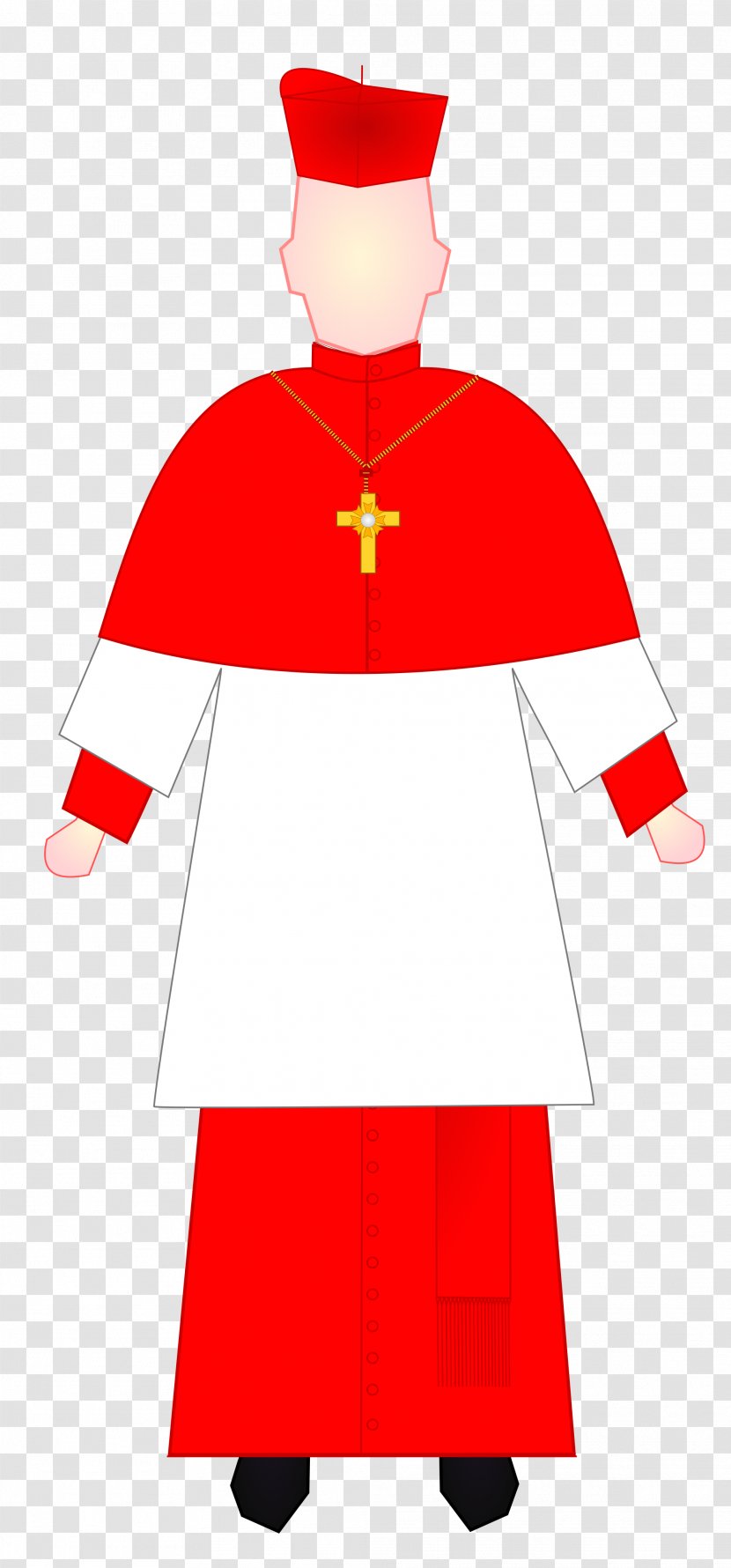Choir Dress Cardinal Rochet Bishop Clergy - Protonotary Apostolic Transparent PNG