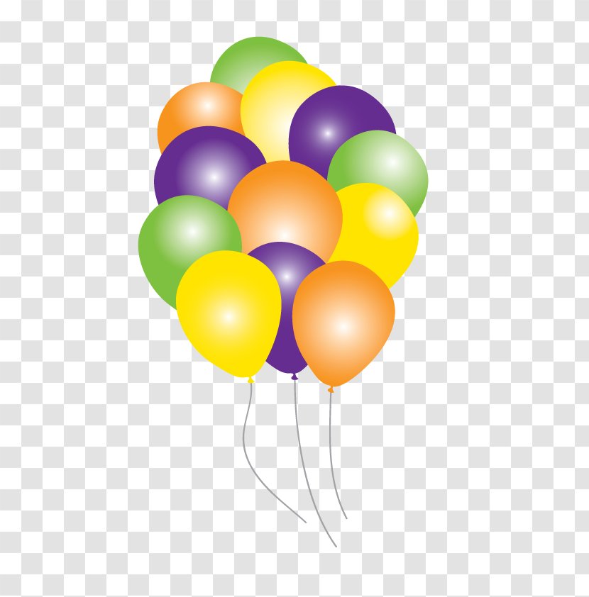 Cluster Ballooning Toy Balloon Birthday Mylar Transparent PNG