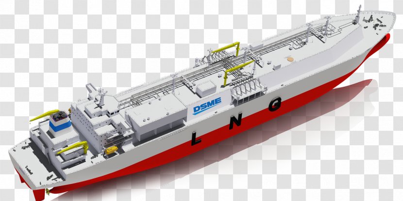 LNG Carrier Liquefied Natural Gas Container Ship Tanker Daewoo Shipbuilding & Marine Engineering - Floating Production Storage And Offloading - Seafarers Transparent PNG