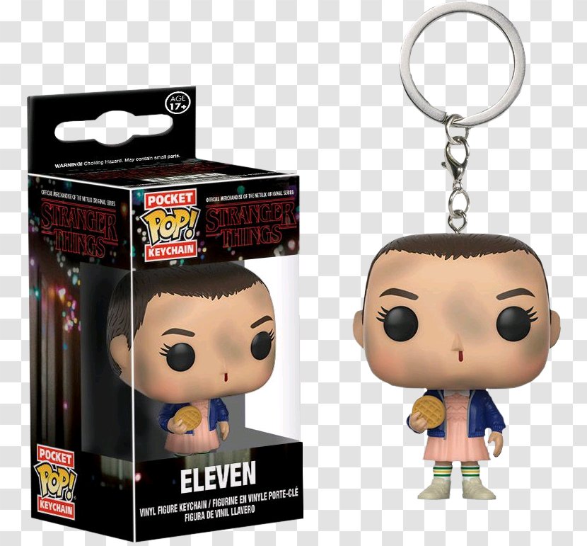 Eleven Funko Key Chains Action & Toy Figures Mindzai - Stranger Things - Keychain Transparent PNG