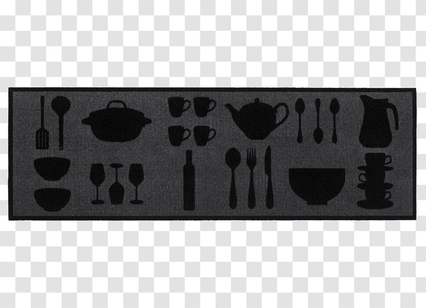 Dish Kitchen Cuisine Carpet Anthracite - De Transparent PNG