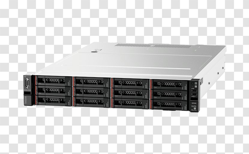Lenovo ThinkSystem SR550 - Intel - 7X0416 GB RAM2.1 GHz0 HDD Computer Servers Xeon Multi-core ProcessorIntel Transparent PNG