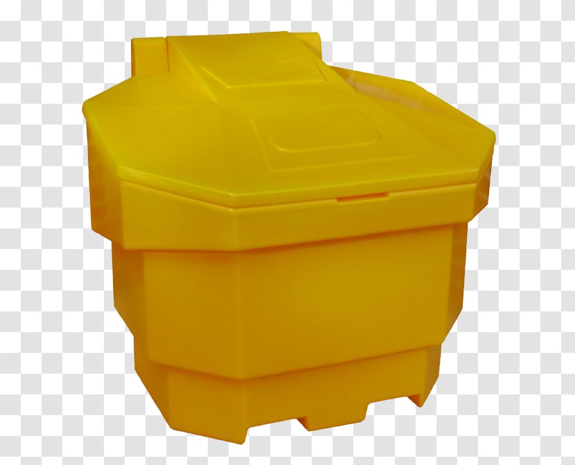 Grit Bin Salt Auftausalz Plastic Container - Cubic Foot - Storage Bins Transparent PNG