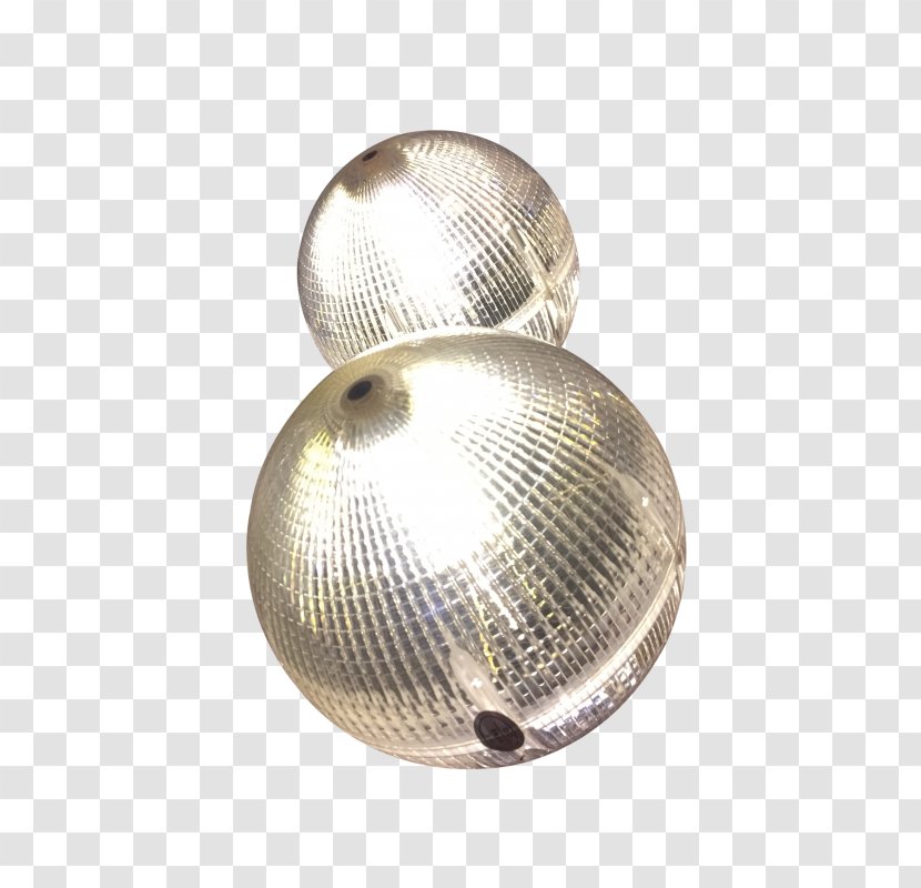 Metal 01504 Silver Material Sphere - Garden Lights Transparent PNG