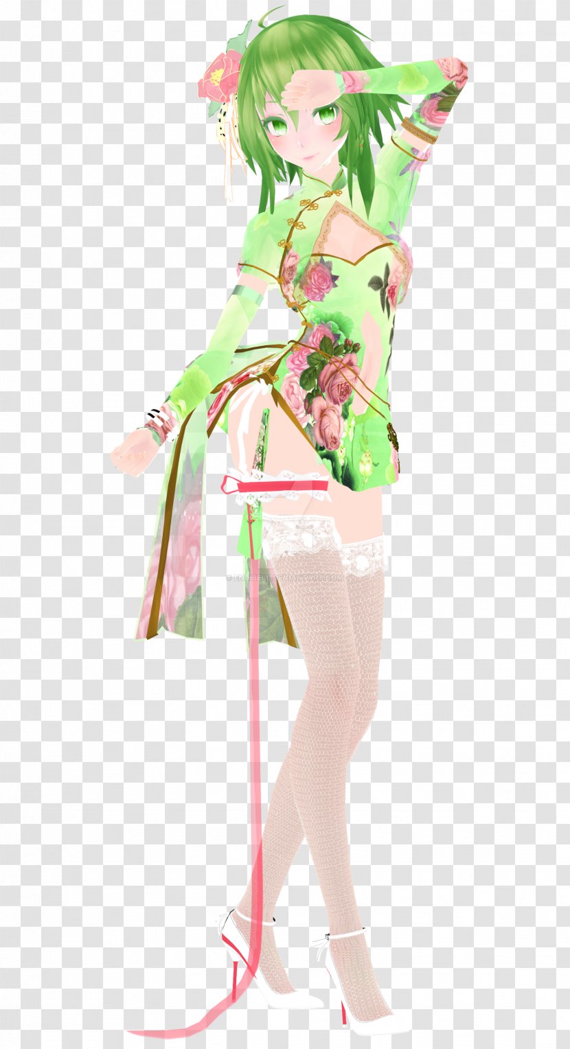 Megpoid Kimono Hatsune Miku Dress Drawing - Watercolor Transparent PNG
