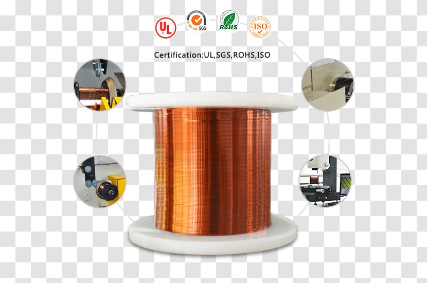 Magnet Wire Copper Conductor Insulator - Table Transparent PNG