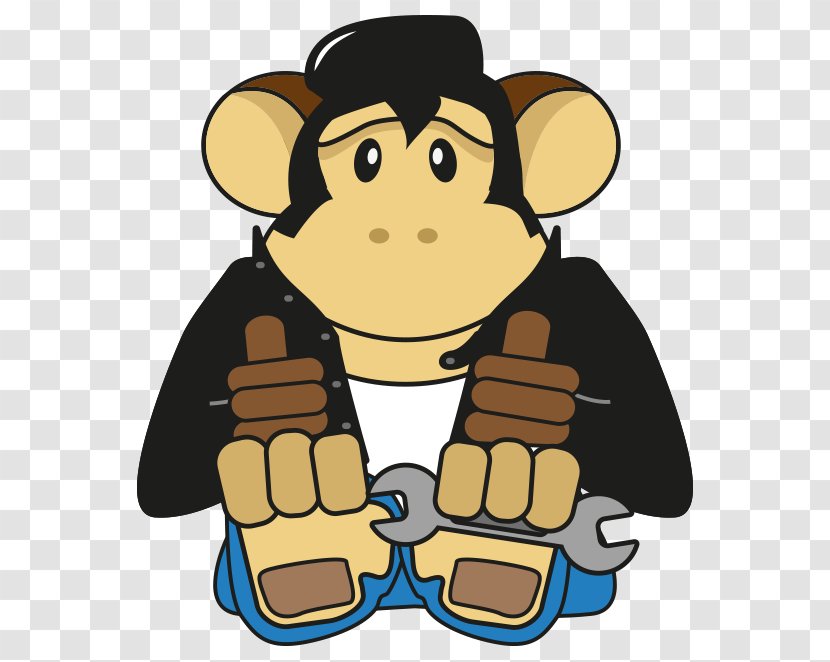 In8 Creative Design Co. Monkey Clip Art Mammal Thumb - Cartoon - Grease Logo Transparent PNG