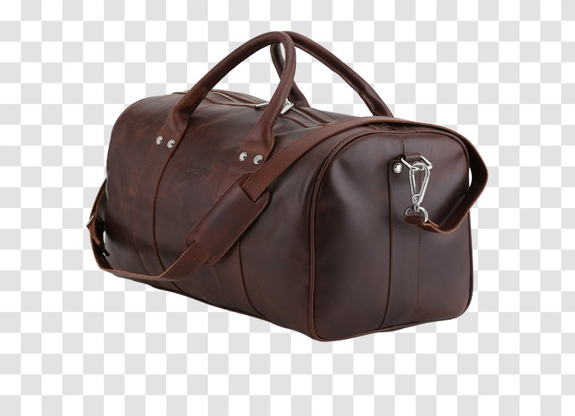 Handbag Baggage Leather Strap Hand Luggage - Duffel Bags - Bag Transparent PNG