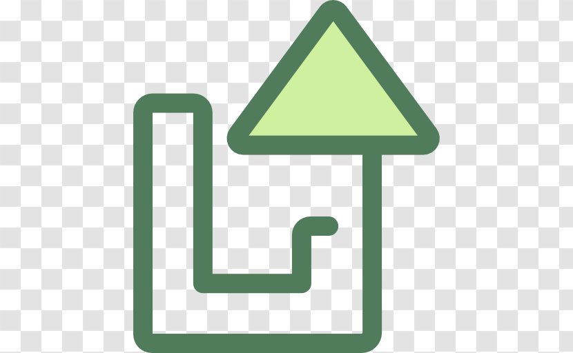 Arrow Sign - Triangle - Curved Line Transparent PNG