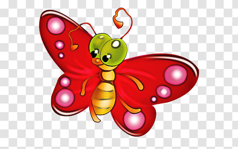 Butterfly Insect Cartoon Moths And Butterflies Pollinator Transparent PNG