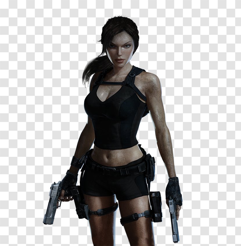 Tomb Raider: Underworld Lara Croft Shoulder History - Watercolor Transparent PNG