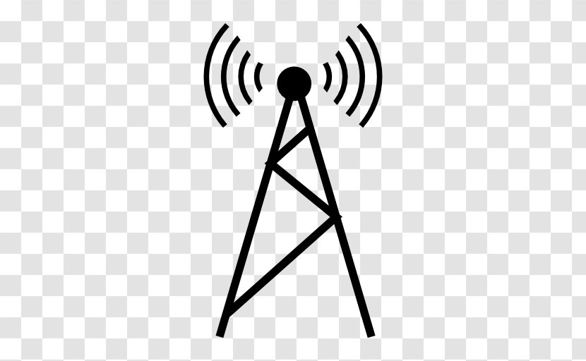Telecommunications Tower Cell Site Signal - Cellular Vector Transparent PNG