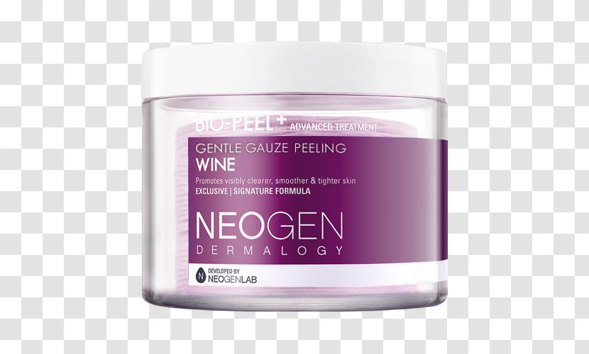 Wine Neogen Bio-Peel Gauze Peeling Exfoliation Chemical Peel Alpha Hydroxy Acid - Skin Care Transparent PNG