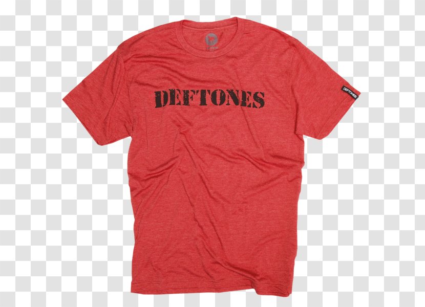 T-shirt Active Shirt Sleeve Polo Market Stall - Red - Deftones Around The Fur T Transparent PNG