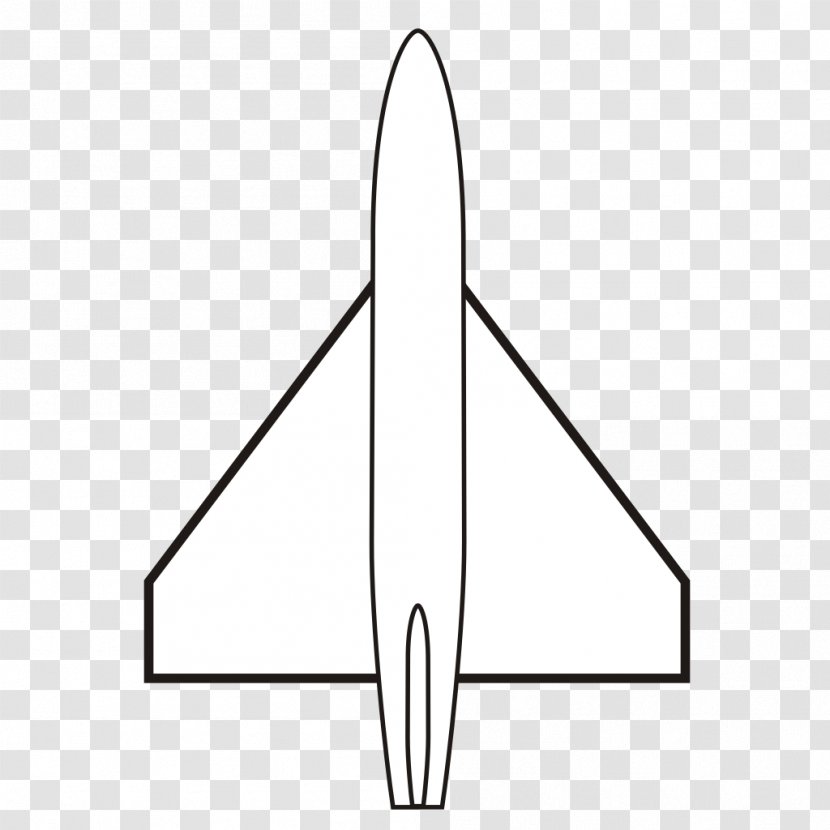 Airplane Fixed-wing Aircraft Delta Wing Configuration - Aspect Ratio Transparent PNG