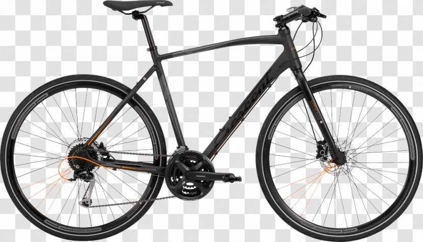 Merida Industry Co. Ltd. Road Bicycle Flat Bar Bike Cycling - Hybrid Transparent PNG