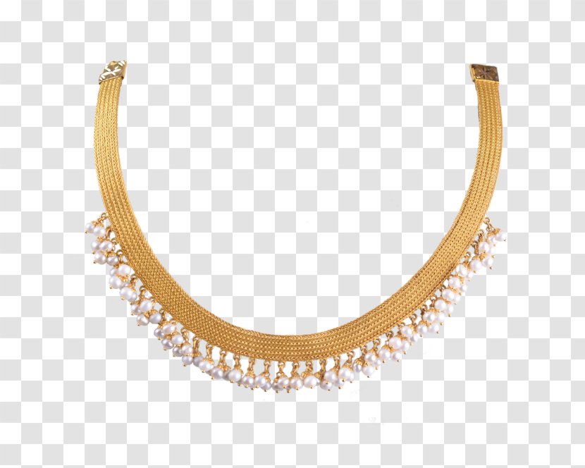 Necklace Earring Jewellery Gold - Jewelry Design Transparent PNG