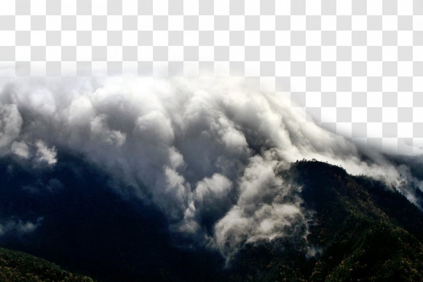Cumulus Sky Mountain Landform Wallpaper - Flower - White Clouds Transparent PNG