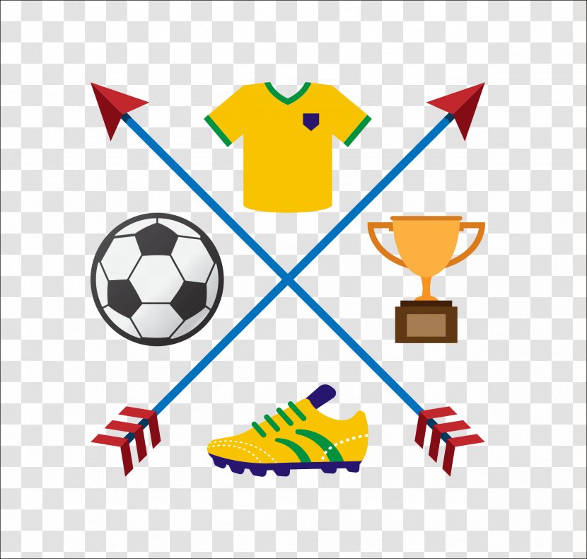 Brazil 2014 FIFA World Cup Football Clip Art - Yellow Transparent PNG