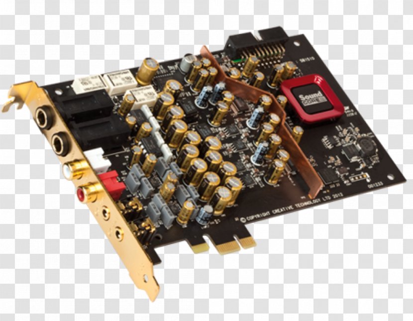 Sound Blaster AWE64 Creative 5.1 Card Internal SoundBlaster ZXR PC Cards & Audio Adapters Labs PCI Express - Electronics Transparent PNG