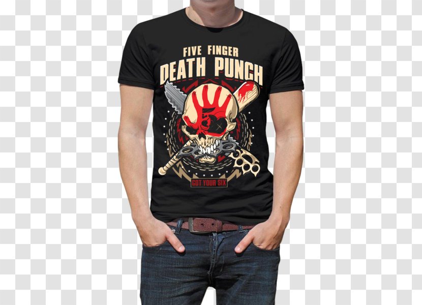 T-shirt Five Finger Death Punch Iron Fist The Way Of Clothing - Printed Tshirt Transparent PNG