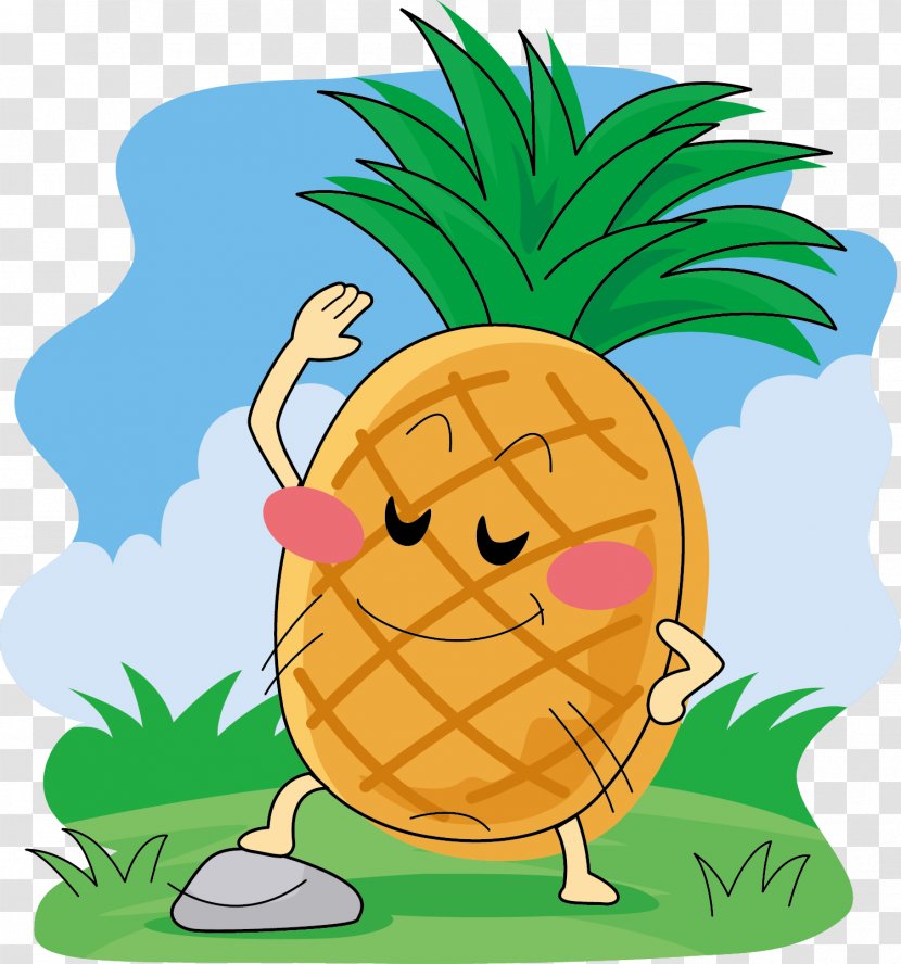 Pineapple Cartoon Clip Art - Avatar - The Expression Vector Transparent PNG