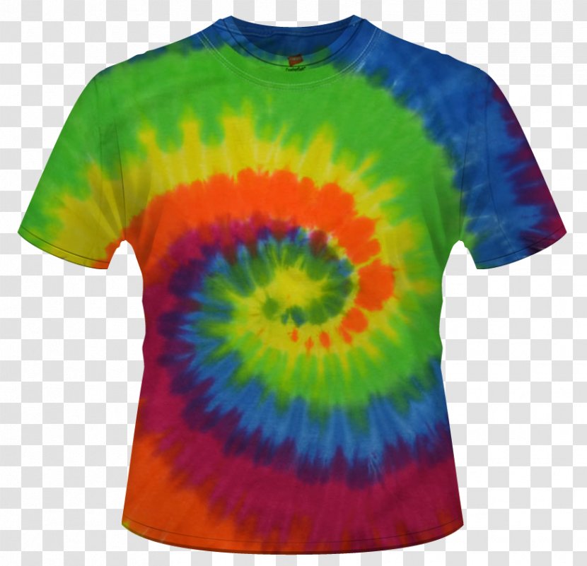 T-shirt Tie-dye Clothing Sleeve - Dye Transparent PNG