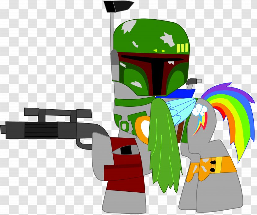 Boba Fett Jango Rainbow Dash Jabba The Hutt General Grievous - Star Wars Transparent PNG