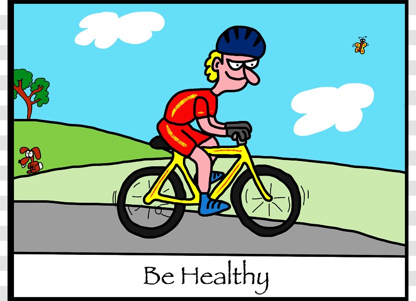 Health Road Bicycle Healing Clip Art - Hybrid - A Picture Of Sick Person Transparent PNG