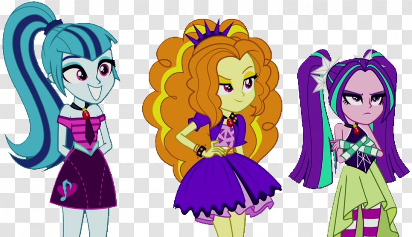Pinkie Pie Sunset Shimmer Applejack The Dazzlings My Little Pony: Equestria Girls - Silhouette - Heart Transparent PNG