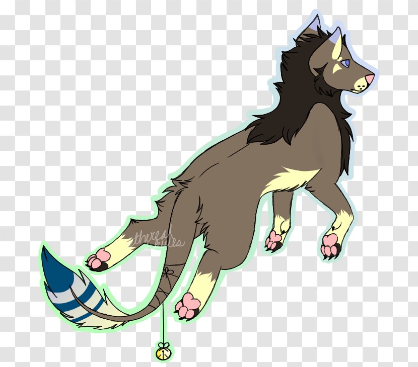 Dog Horse Cat Cartoon Tail - Carnivoran Transparent PNG