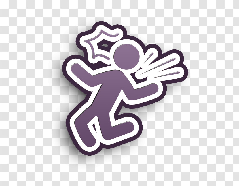 Hit Icon People Icon Knock Down Icon Transparent PNG