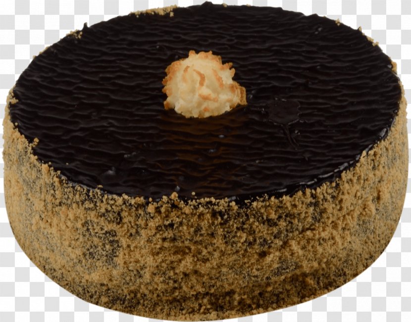 German Chocolate Cake Sachertorte Flourless - Frozen Dessert - Coconut Transparent PNG