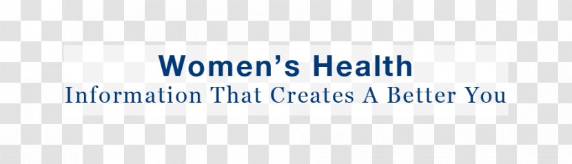 Logo Brand Organization Line Font - Women Health Transparent PNG
