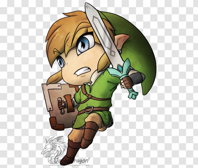 The Legend Of Zelda: Skyward Sword Link Farore Nayru - Silhouette - Watercolor Transparent PNG