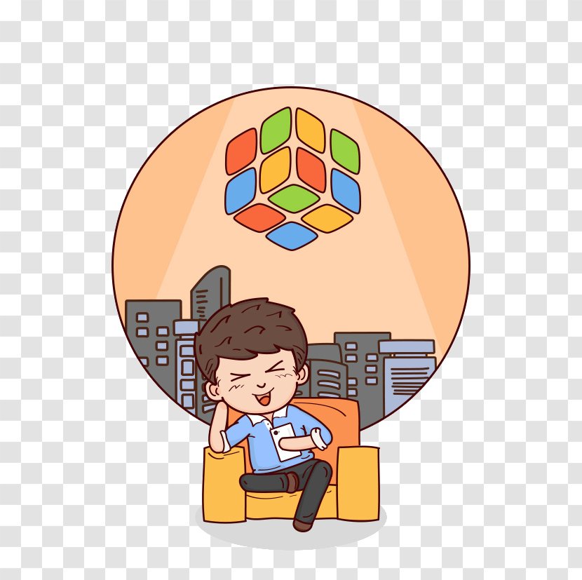 Rubiks Cube Illustration - Color Transparent PNG