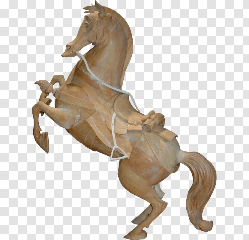 Konik Stallion Clip Art - Figurine - Retro Carved Wooden Horses Transparent PNG