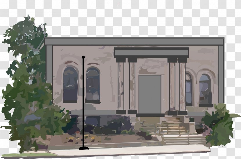 Carnegie Library School Clip Art - Property - Buildings Transparent PNG