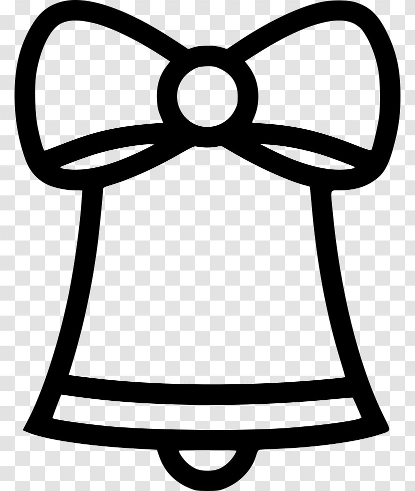 Bell Icon Free Download - Black And White - Line Art Transparent PNG