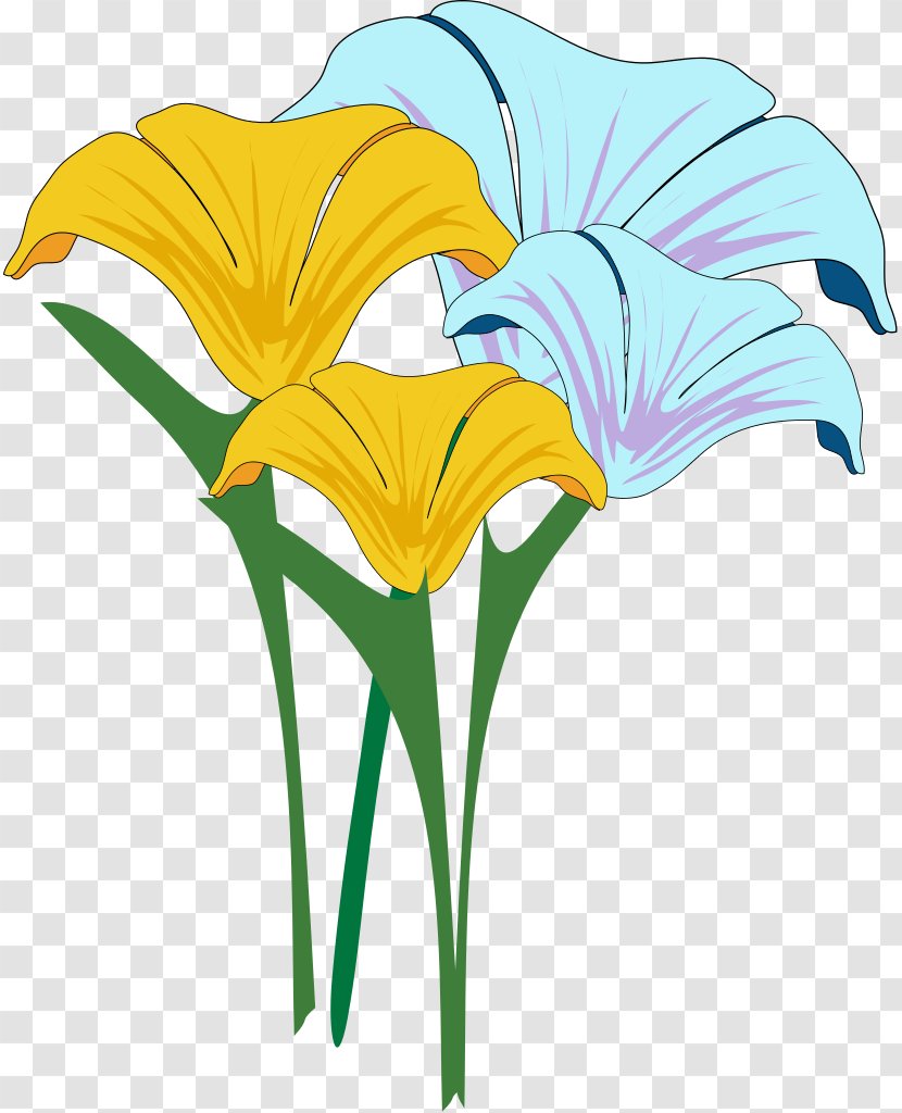 Flower Clip Art - Flora - A Bunch Of Flowers Transparent PNG