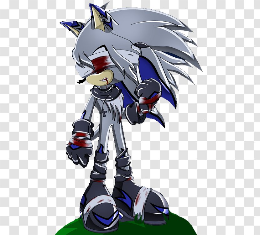 Sonic The Hedgehog Shadow Metal Silver - Flower Transparent PNG