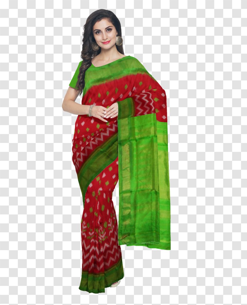 Uppada Zari Bhoodan Pochampally Sari Mangalagiri - Handloom Transparent PNG