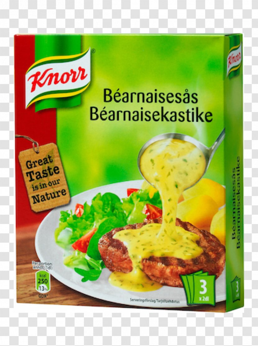 Béarnaise Sauce Hollandaise Vegetarian Cuisine Garnish Knorr - Meat - Black Pepper Transparent PNG