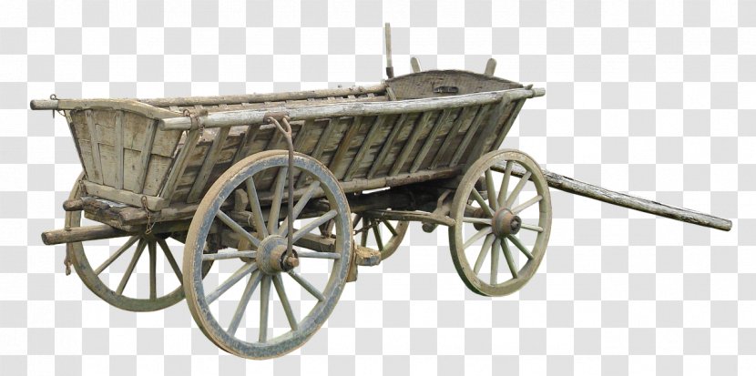 Covered Wagon Cart Horse-drawn Vehicle Coach - Old Transparent PNG